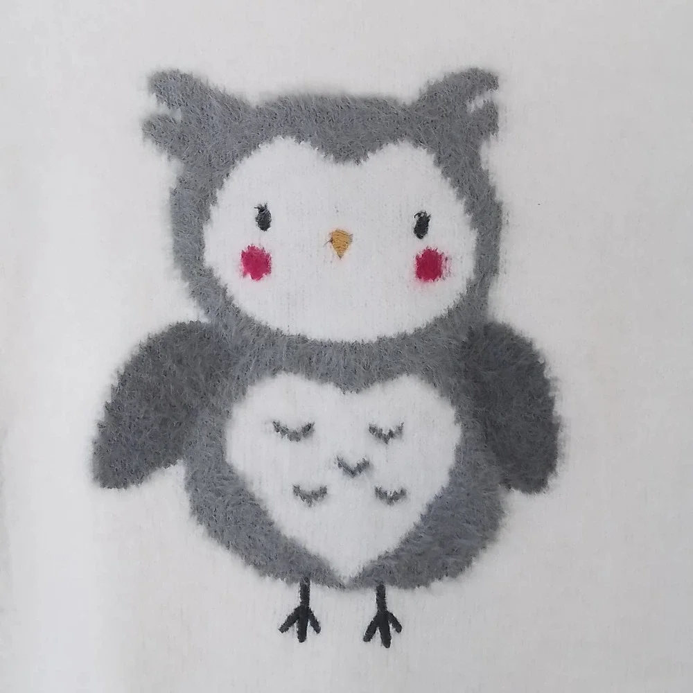 Carter's Baby 2-Piece Sweater‎ Set Size 24mo in Pink, White, Penguin Theme